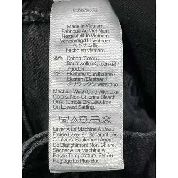 Madewell Jeans Women’s 26 Black The Perfect Vintage High Rise-Fair Trade Denim - Picture 11 of 12